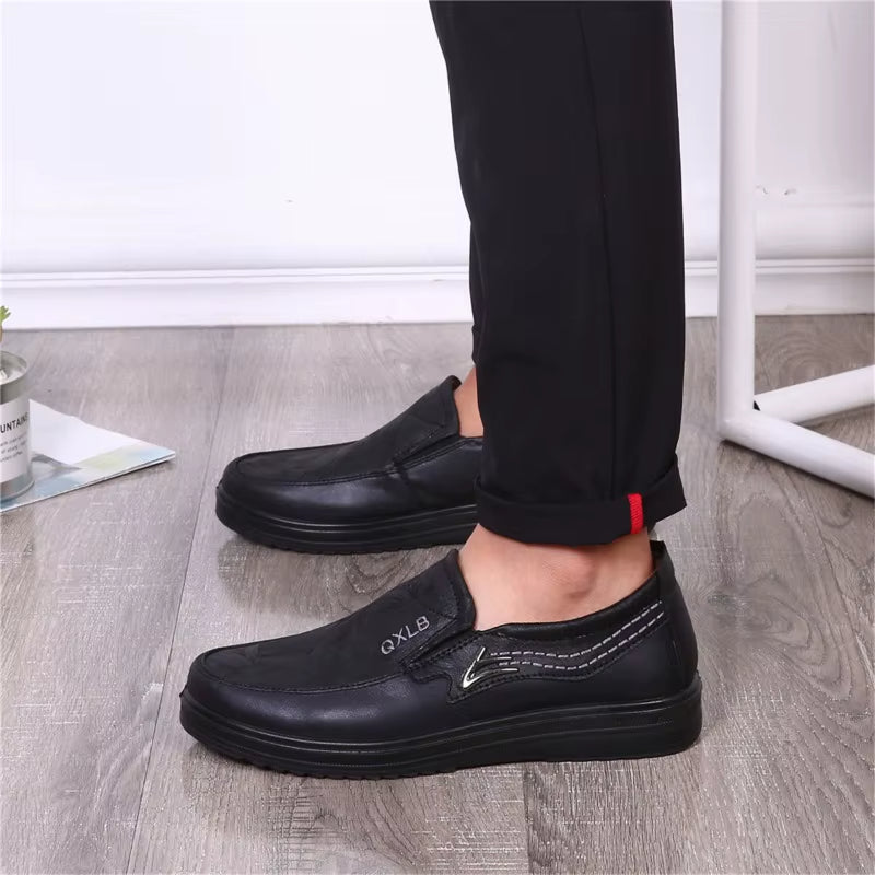 Sapato Casual Masculino de Couro - Retro Comfort